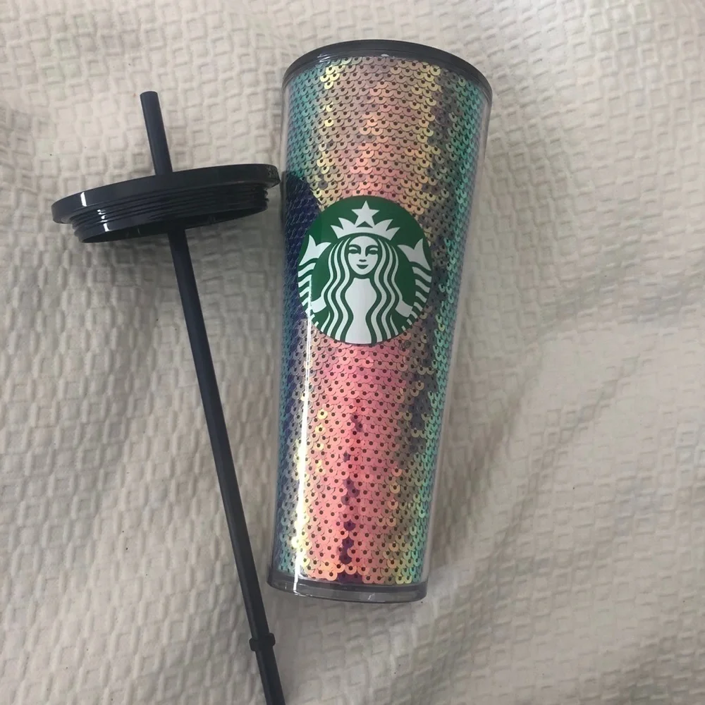 Starbucks Dark Sequin Venti Tumbler